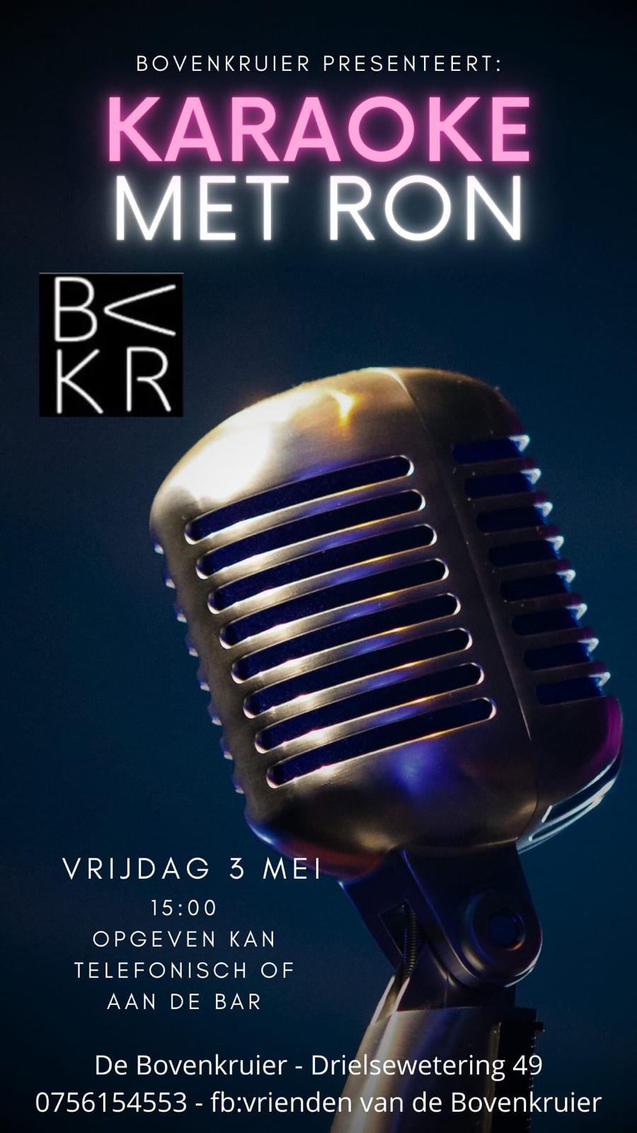 Karaoke @ De Bovenkruier